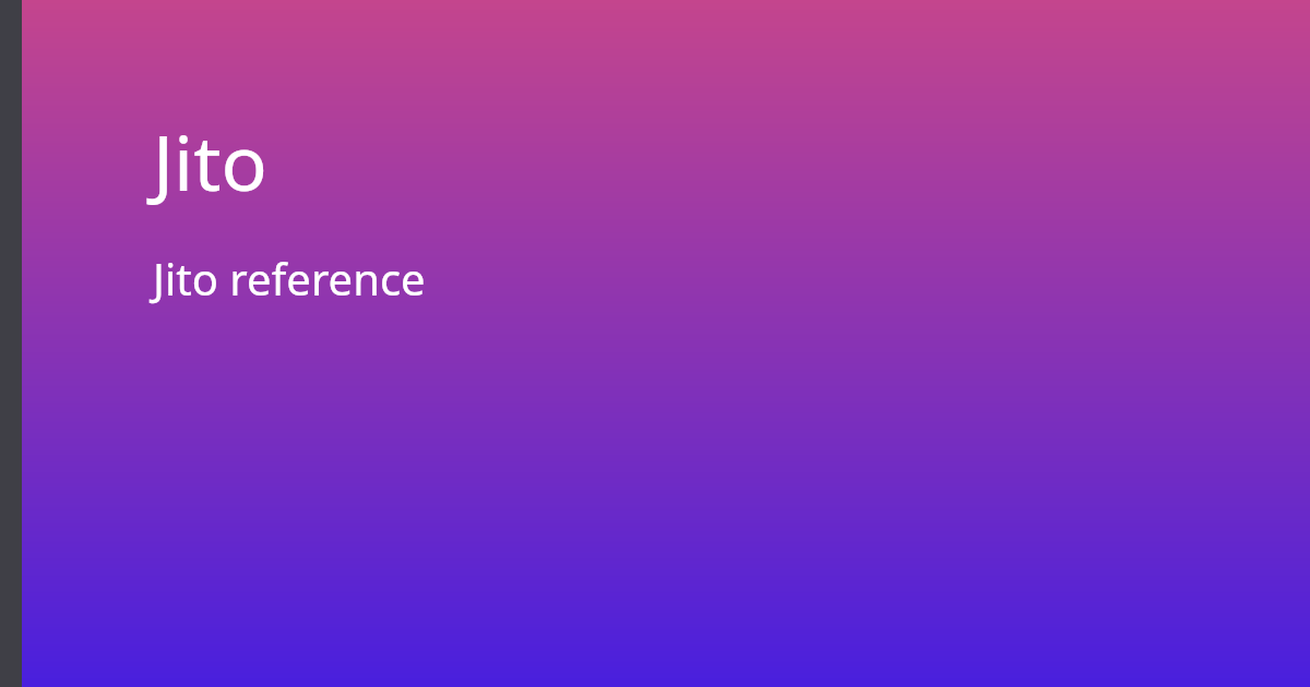 Jito ARB Central Station